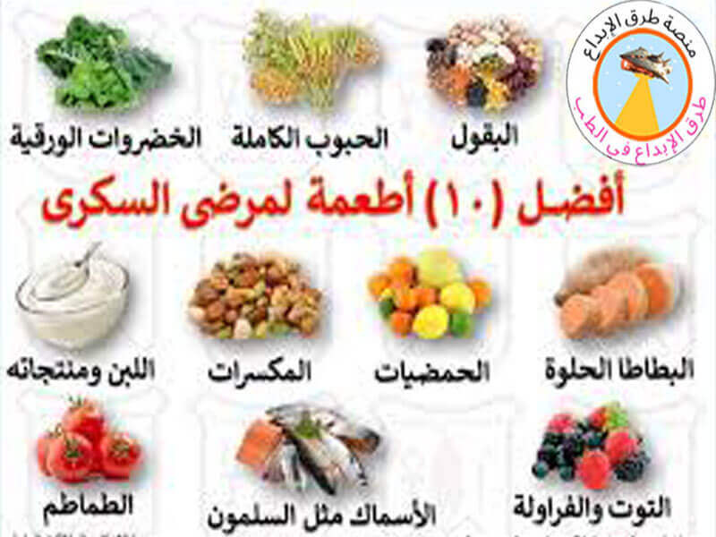 الأطعمة المفيدة والمضرة لمرضى السكري