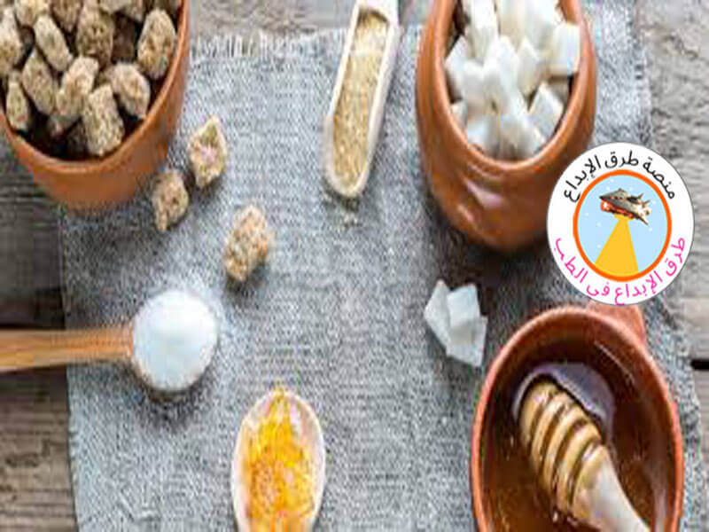 العسل مقابل السكر الأبيض